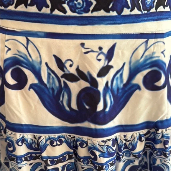 Dolce & Gabbana Blue and White Skirt Set - Picture 4 of 8